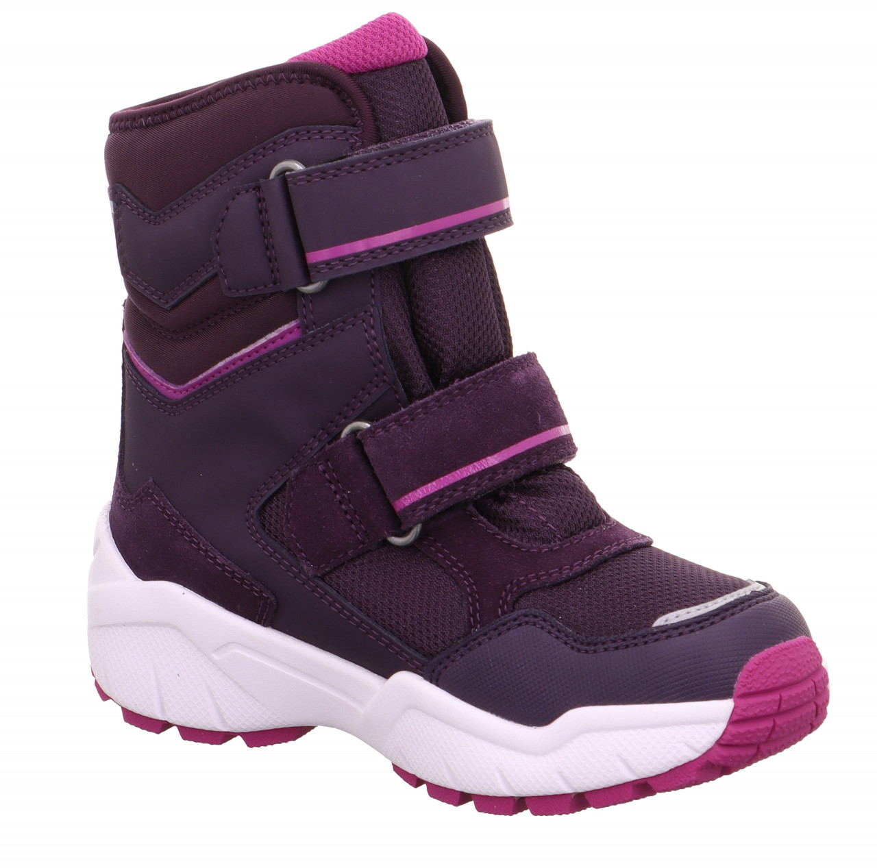 CULUSUK 2.0 - Lila/Pink Boots mit Klettverschluss