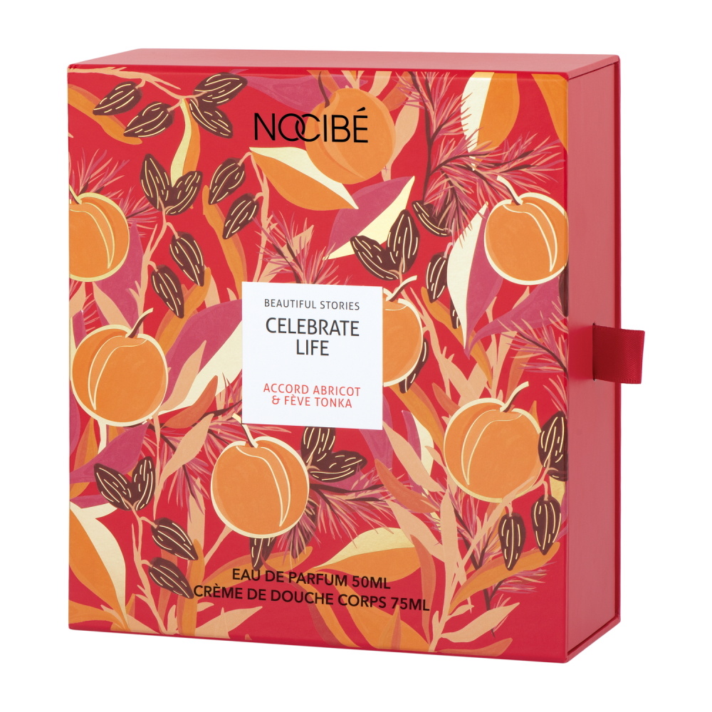 Nocibé Collection Beautiful Stories Coffret Parfum – Celebrate Life Coffret Eau de Parfum et Crème de Douche
