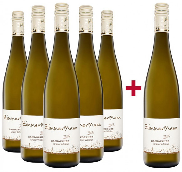 5+1 Paket Ried Sandgrube Grüner Veltliner Kremstal DAC trocken - Weingut Alois Zimmermann