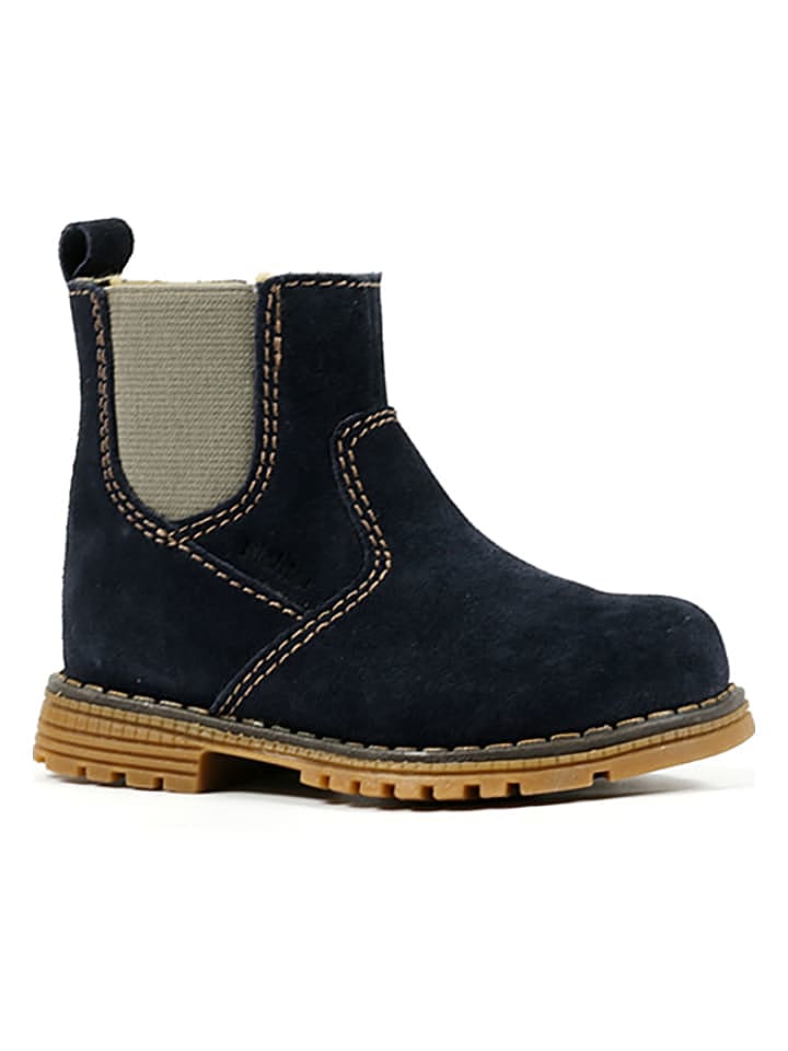 Richter Shoes Leder-Chelsea-Boots in Dunkelblau günstig kaufen 22