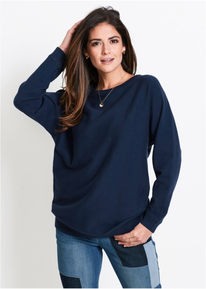 Pullover mit Fledermausärmeln