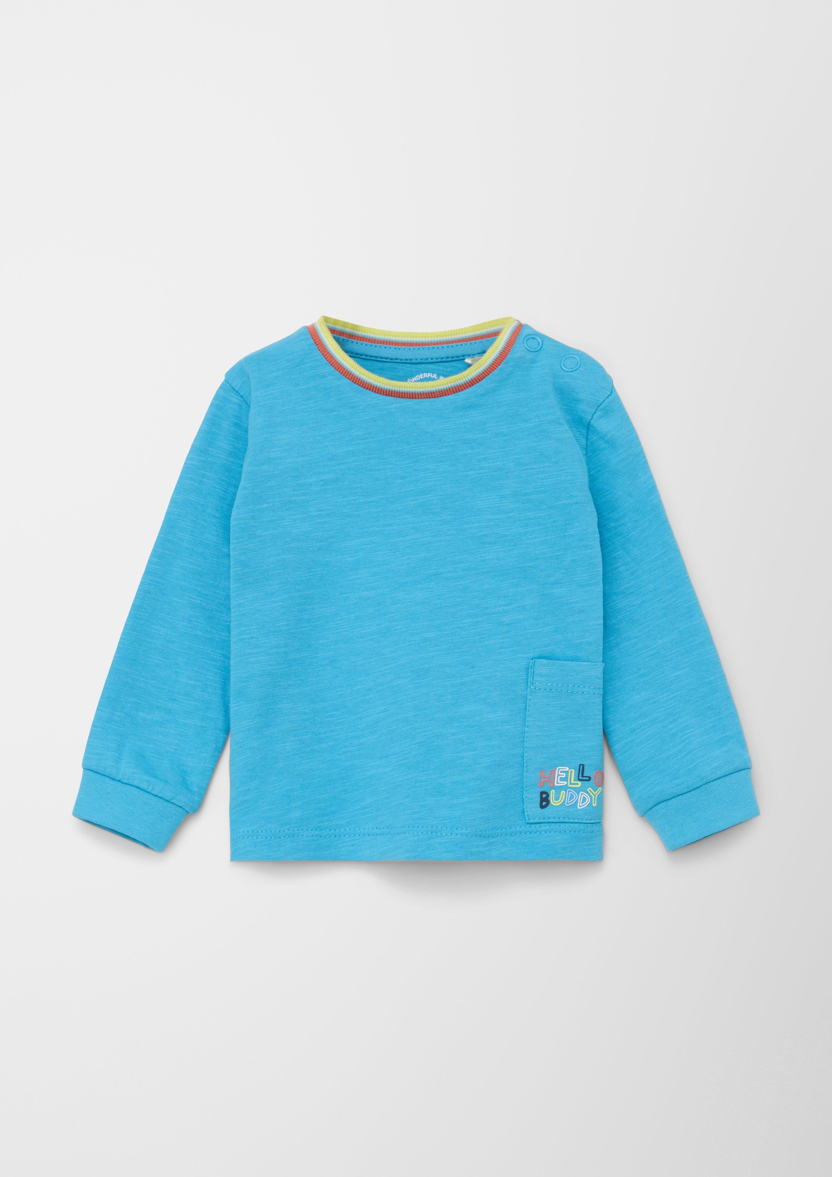 Longsleeve mit aufgesetzter Tasche  2128446-6416