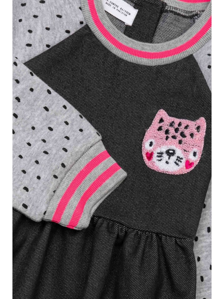 Minoti Jeanskleid Pops 1 in grau günstig kaufen