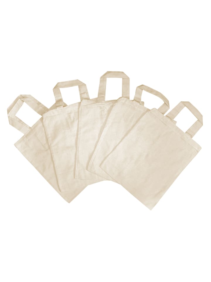 Eduplay Kinder Stoffbeutel, unbedruckt, 22x27cm, 100% Baumwolle in natur günstig kaufen onesize