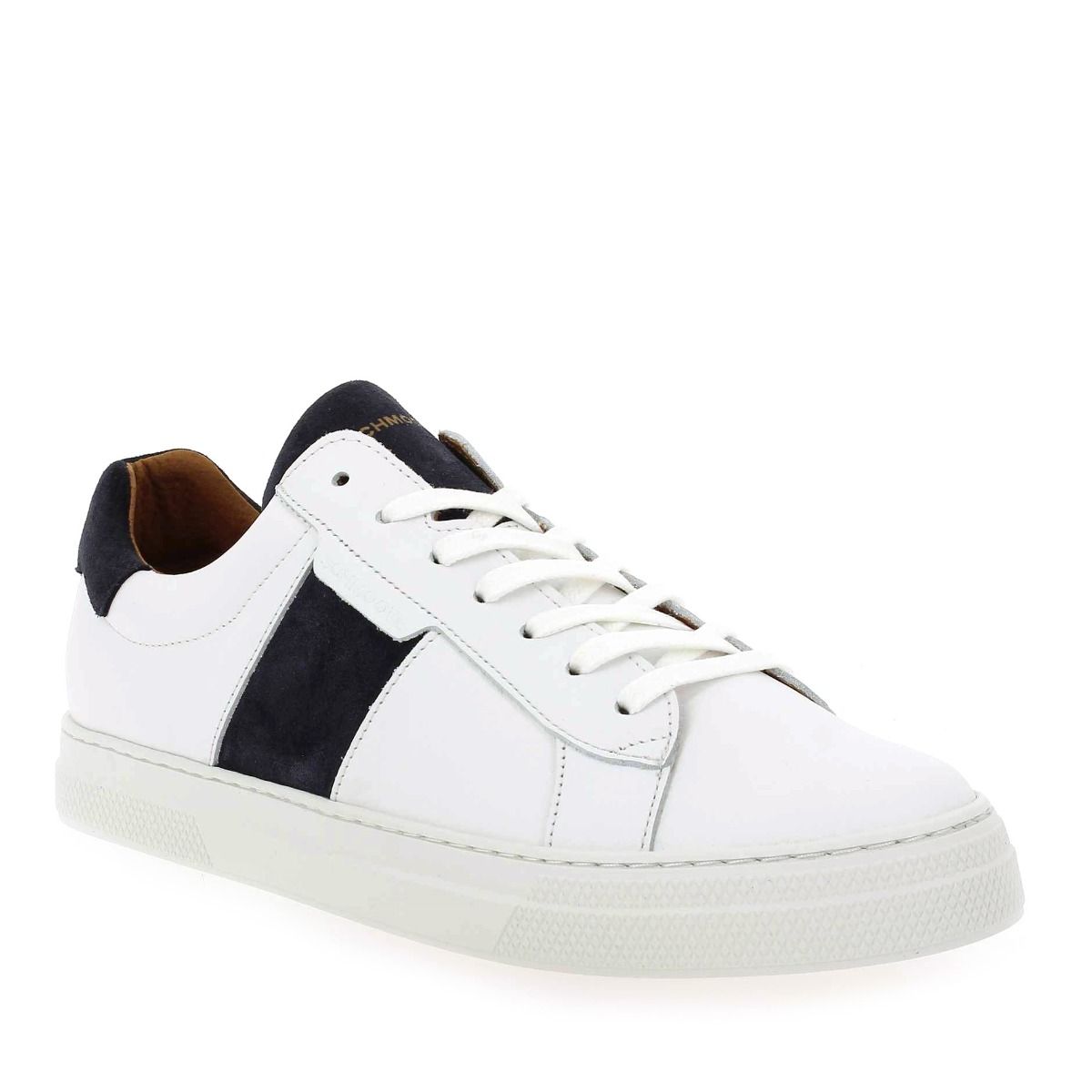 Schmoove  SPARK GANG NAPPA/SUEDE - Blanc Marine