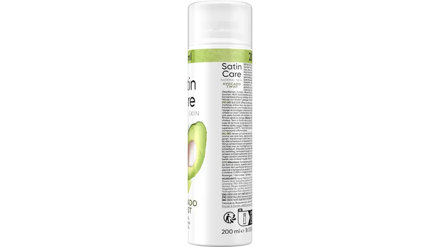 Gillette VENUS Rasiergel Satin Care Avocado 200 ml 200 ml