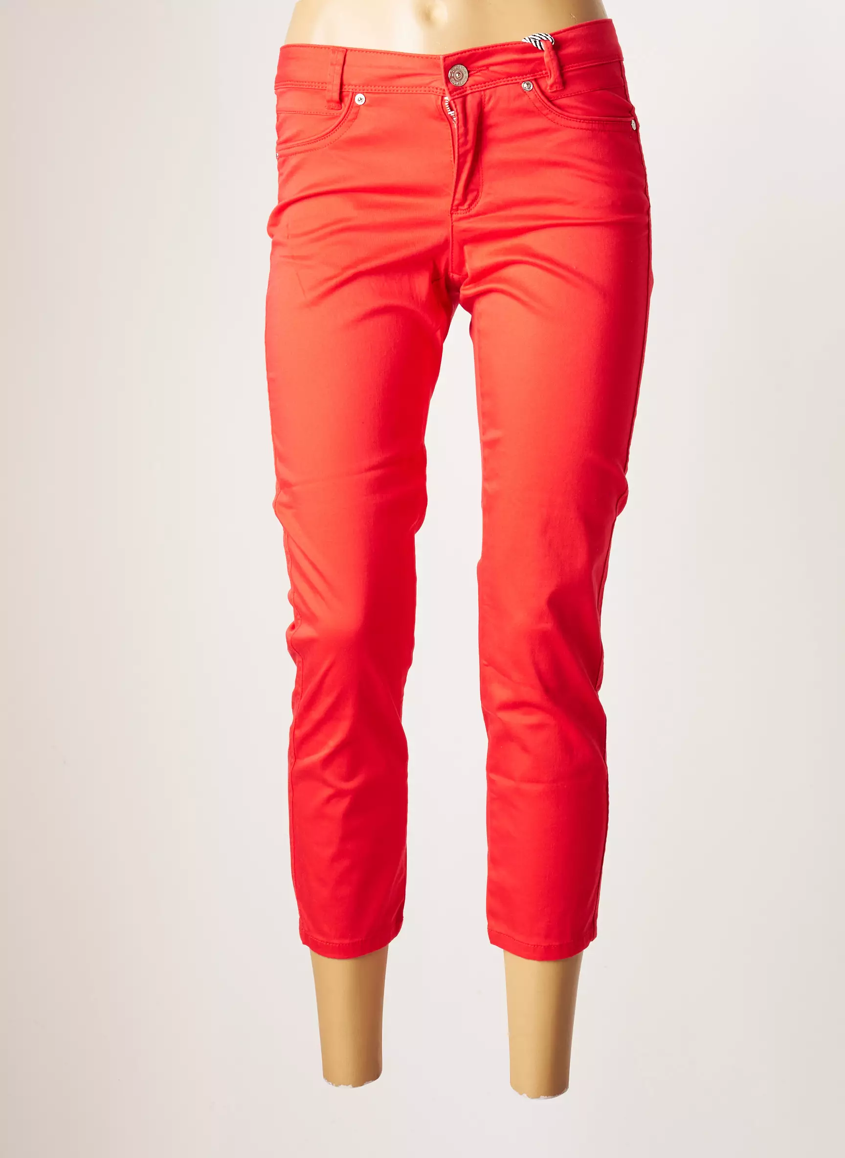 Street One Pantacourts Femme couleur rouge