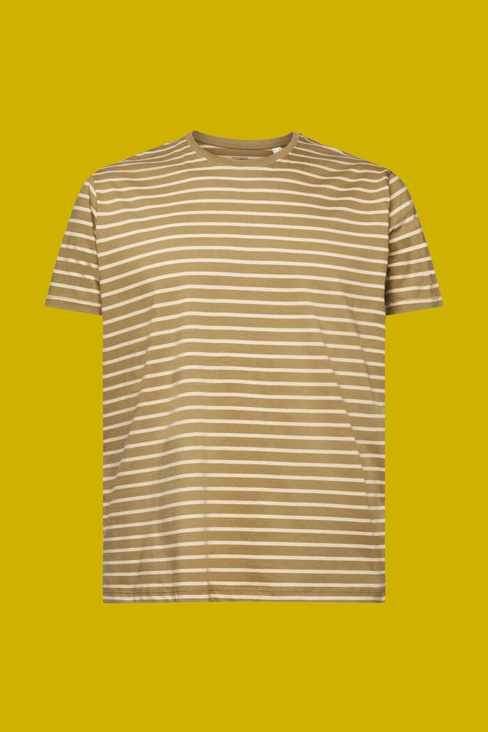 Gestreiftes Jersey T-Shirt, 100 % Baumwolle