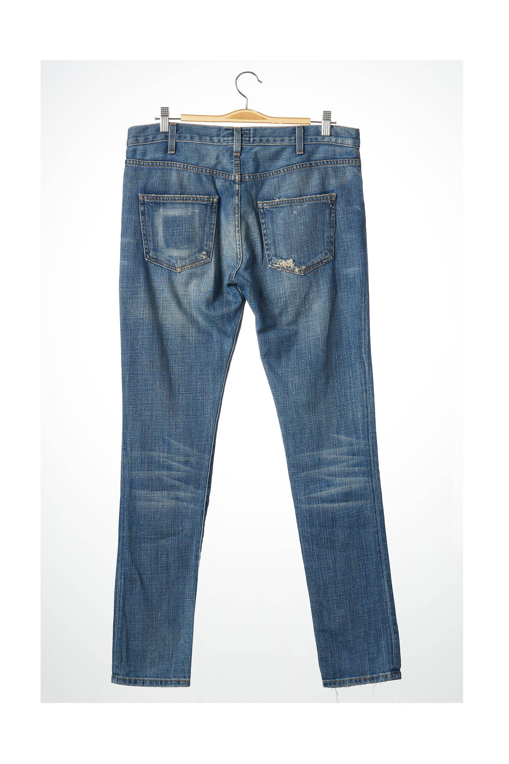 Current Elliott Jeans Coupe Slim Femme couleur bleu