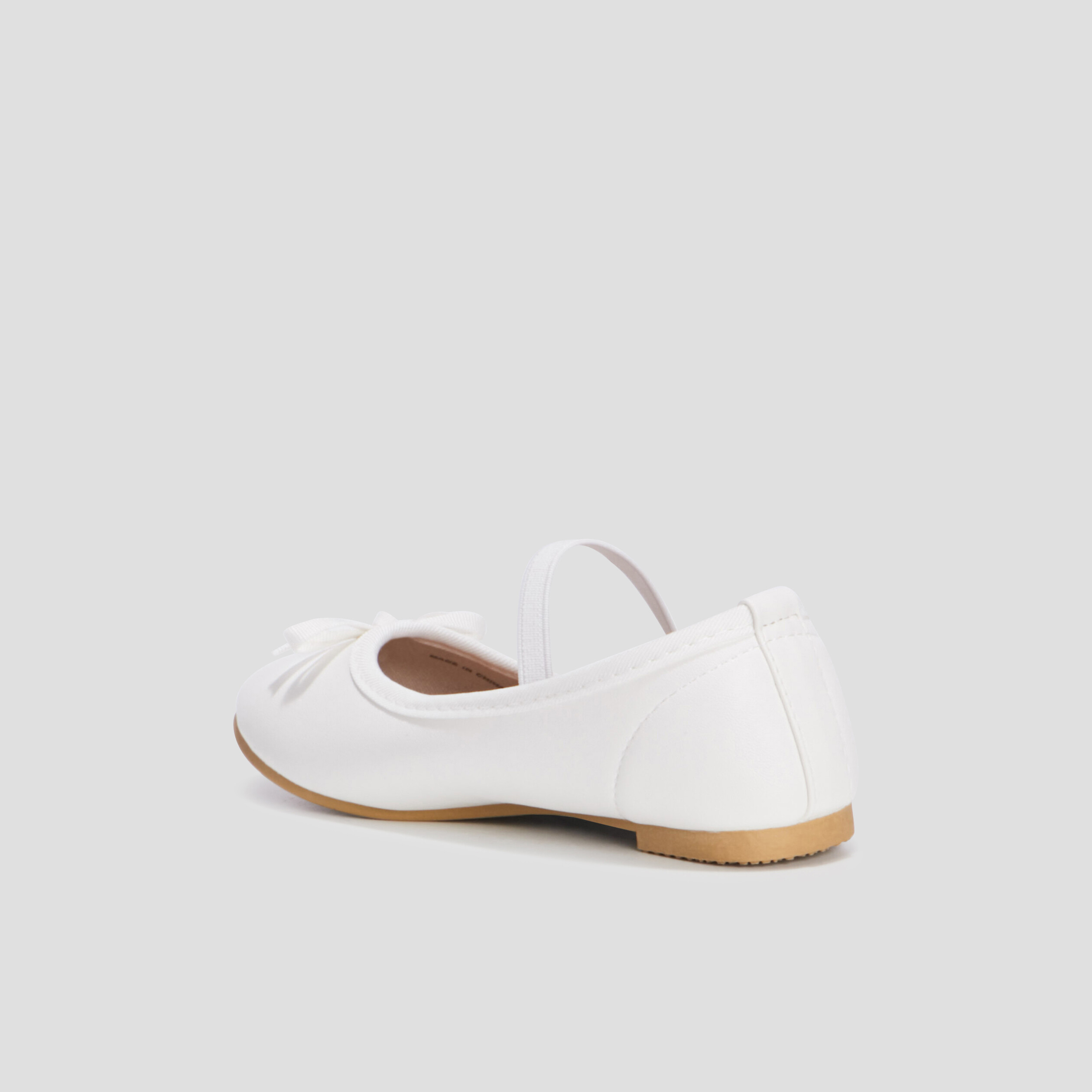 Ballerines irisé à bride blanc fille | La Halle