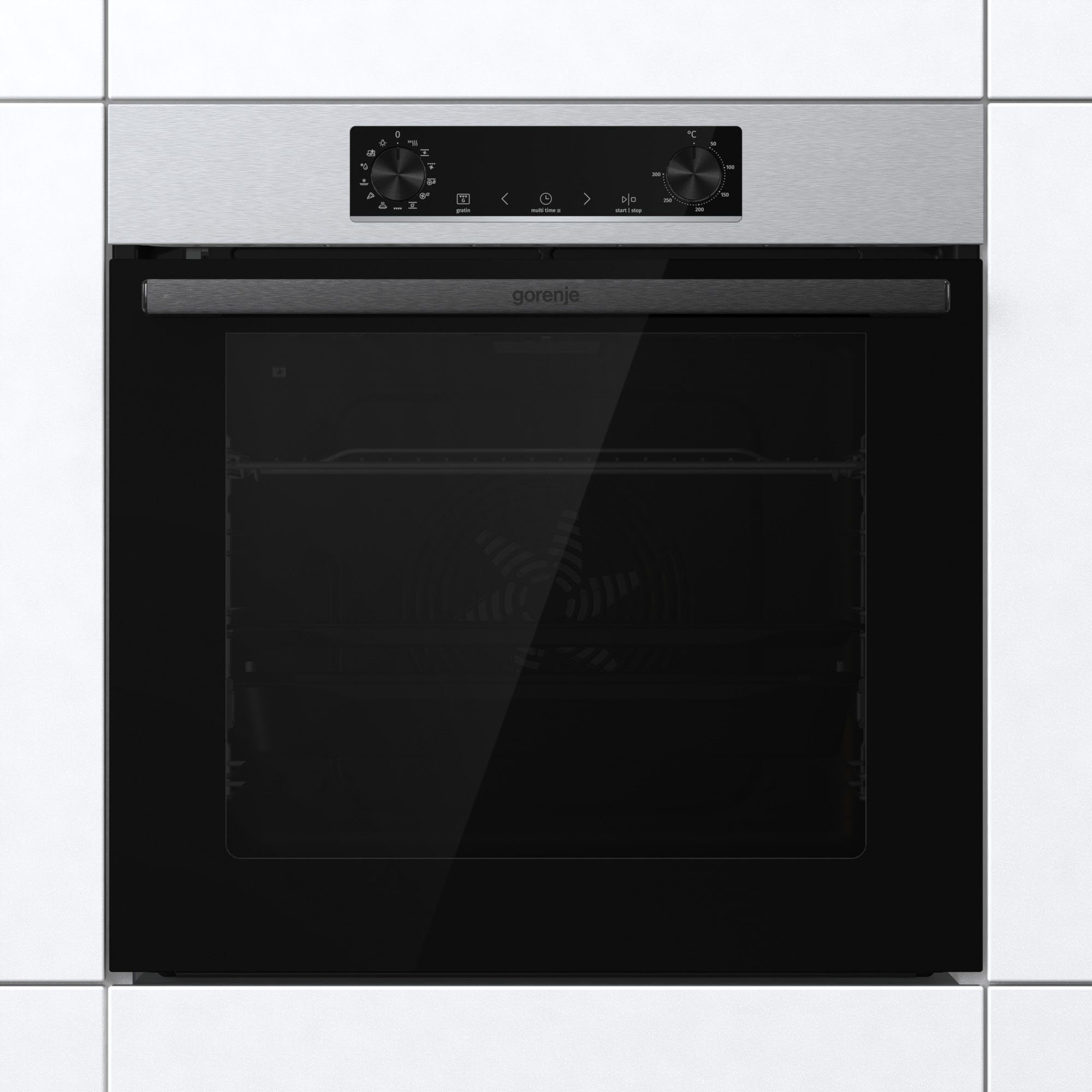 GORENJE Backofen-Set Pacific Backofen-Set Pyrolyse/Induktion 2021, mit 1-fach-Teleskopauszug, Pyrolyse-Selbstreinigung, Pyrolyse Backofen & Induktionskochfeld