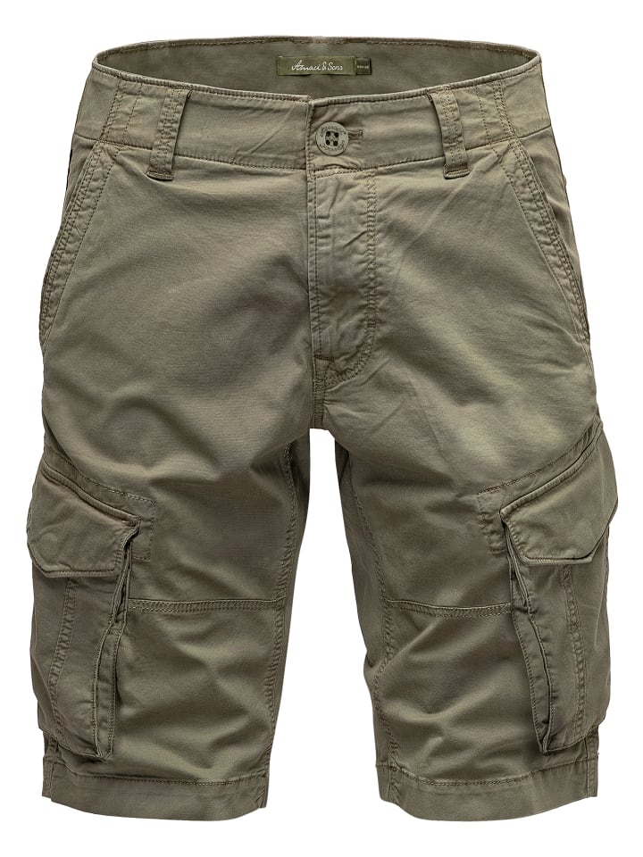 Amaci&Sons Cargoshorts RIVERLEA in Olive günstig kaufen