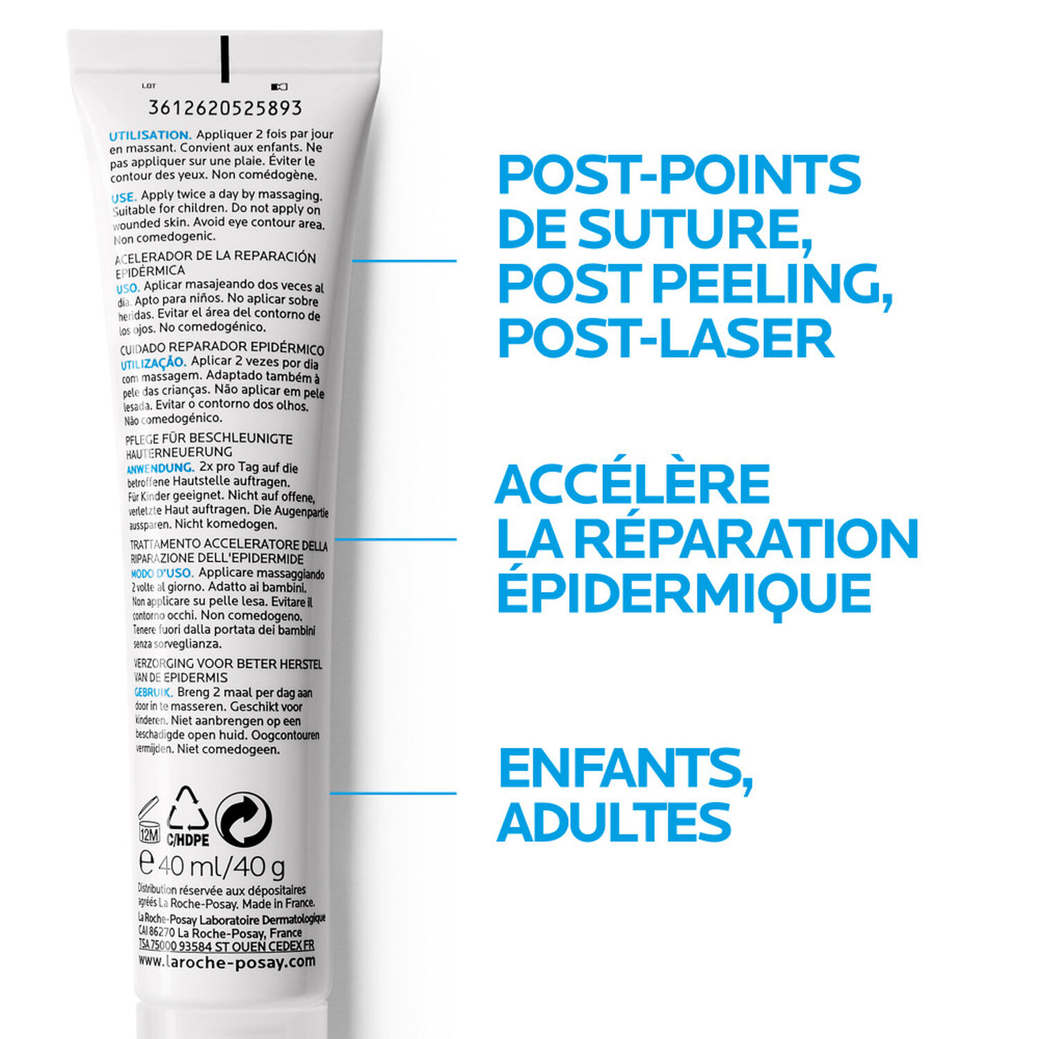 la roche-posay Cicaplast Gel B5 Cicatrisant 40 ml
