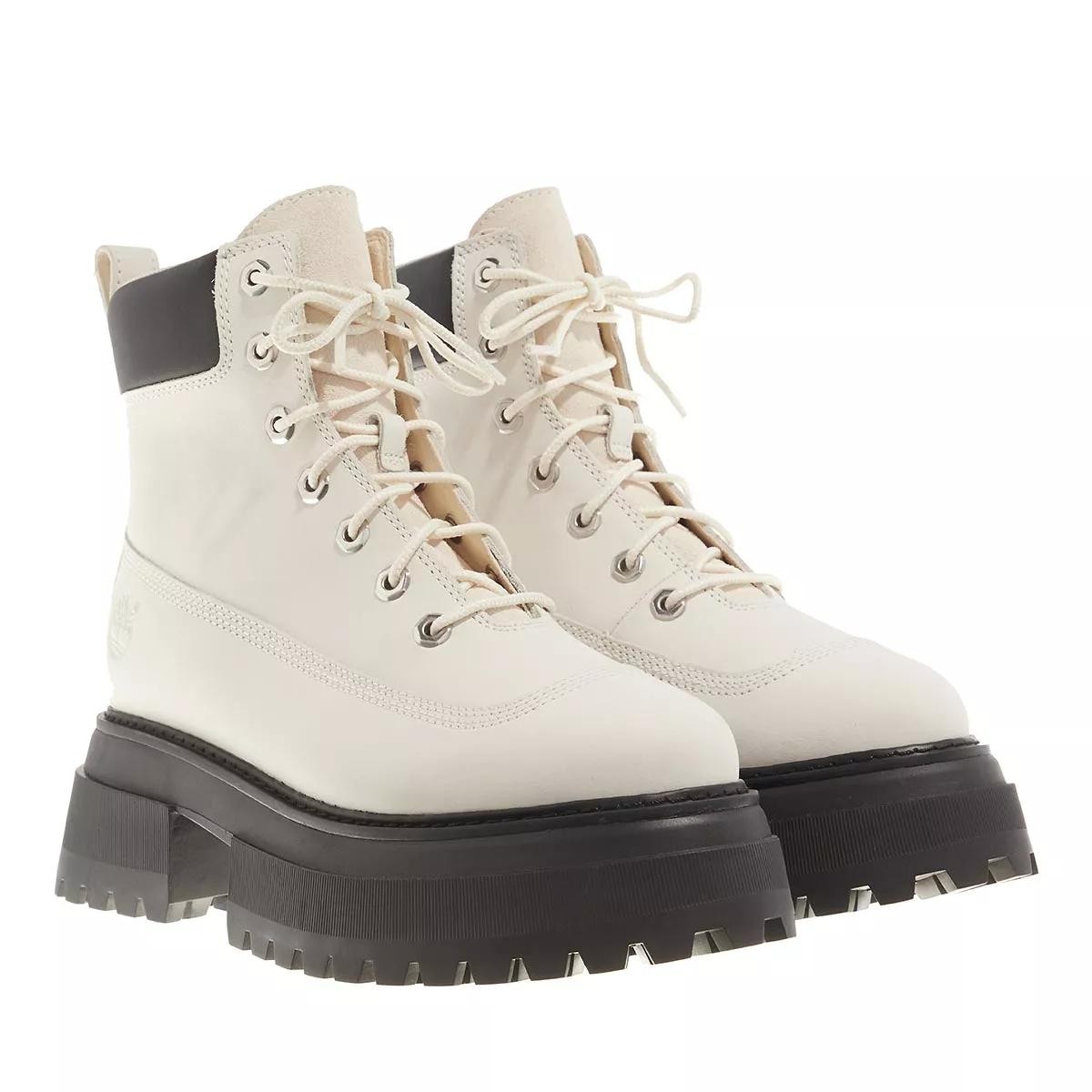 TIMBERLAND Stiefeletten weiss Schnürstiefel