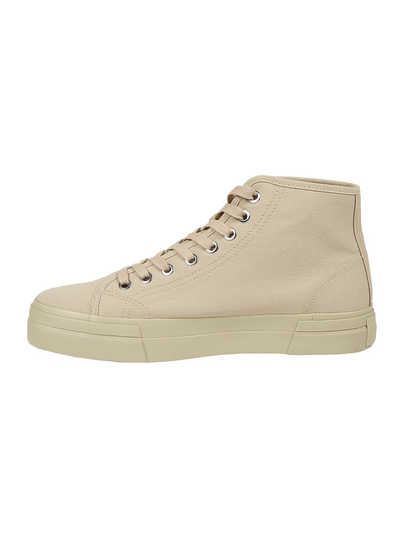 High Top Sneaker aus Textil Modell 'Teddie' in khaki