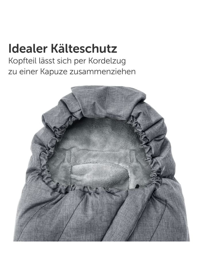 Zamboo Winter-Fußsack Babyschale 3M PRO - für alle Gurtsysteme in grau günstig kaufen onesize