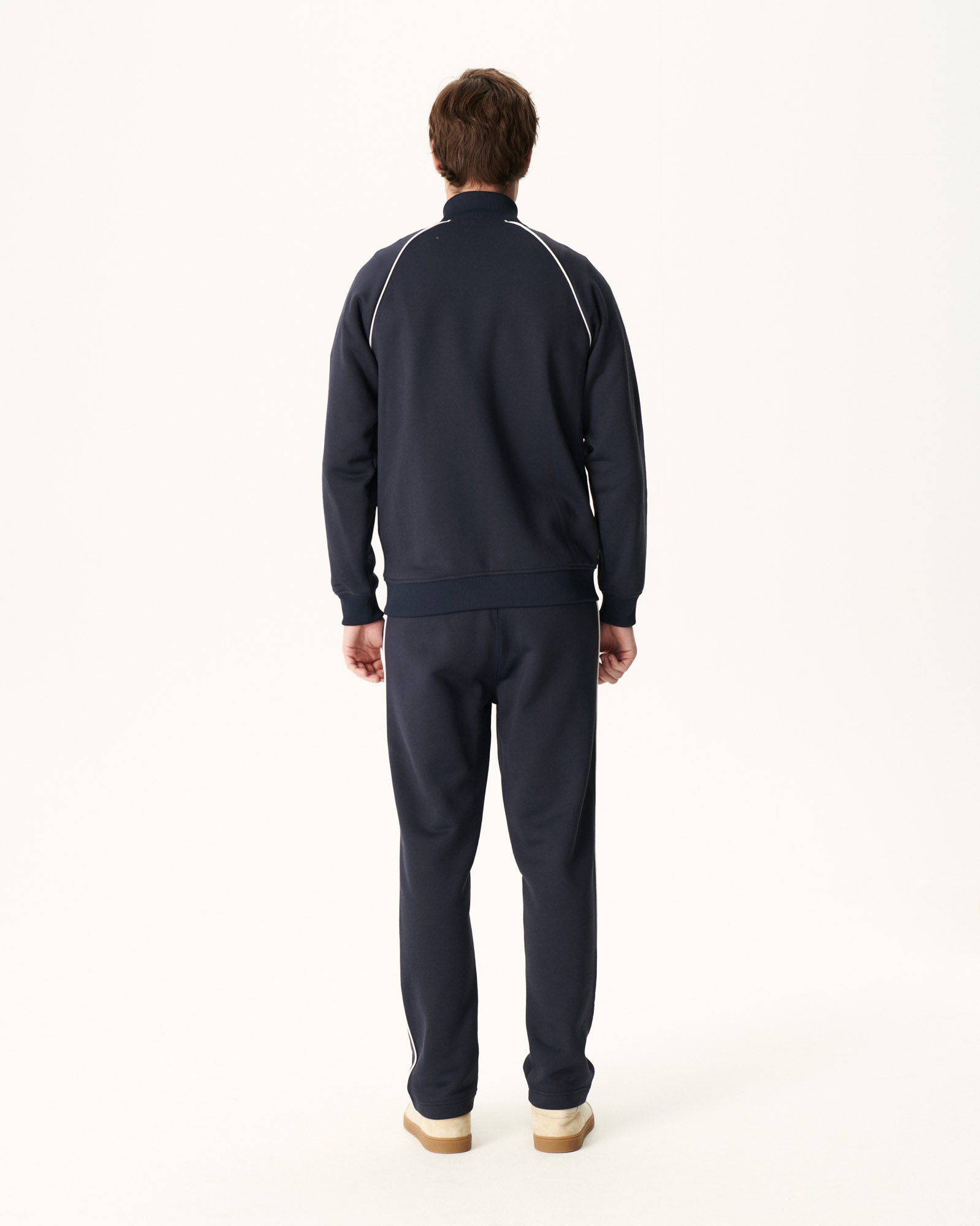 Veste zipée homme en coton biologique Marine Craig