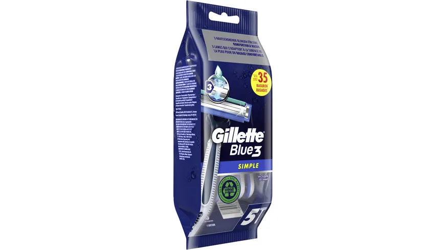 Gillette BLUE 3 Einweg Rasierer Simple