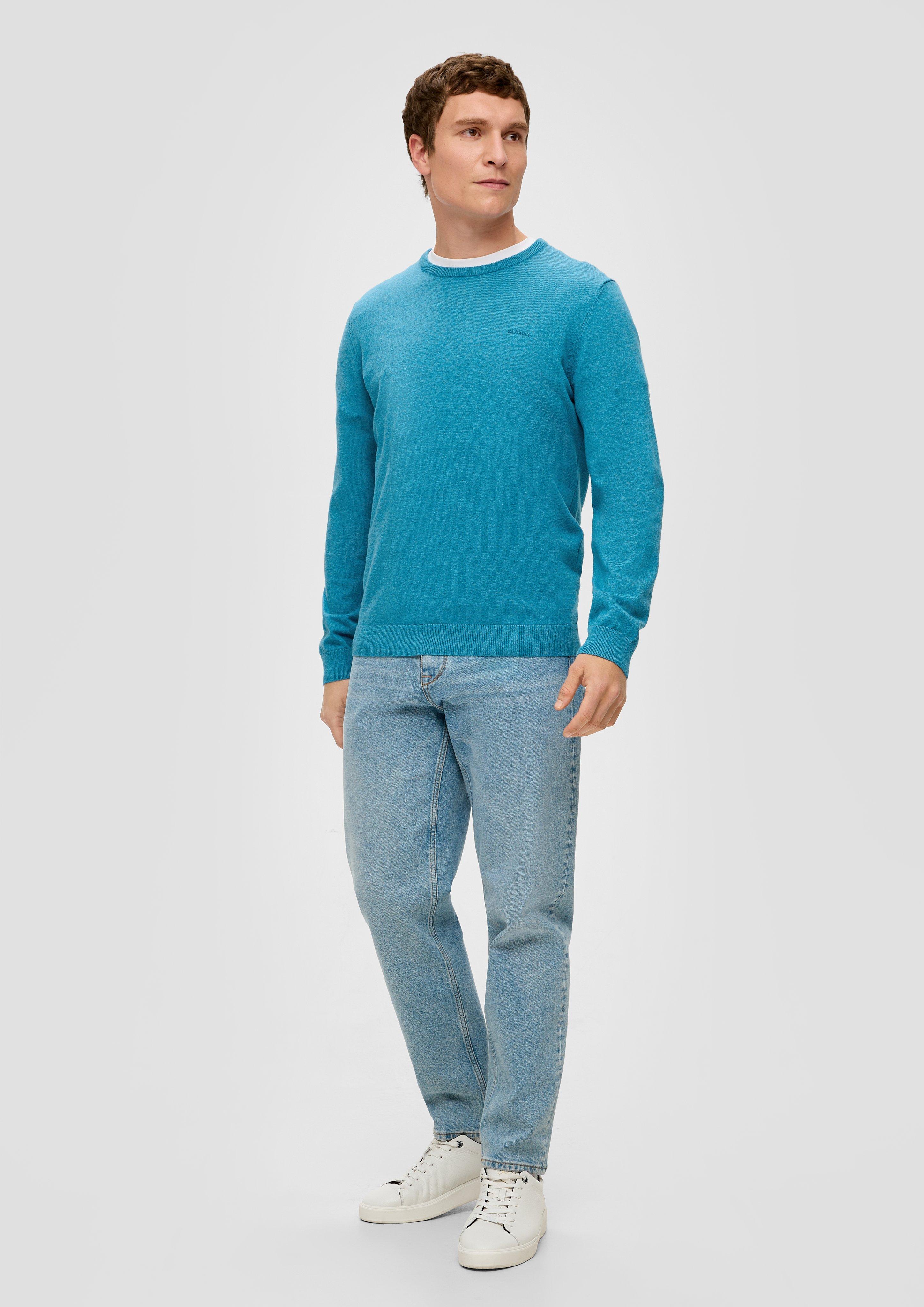 Strickpullover mit Logo-Stickerei  2143173-65W0