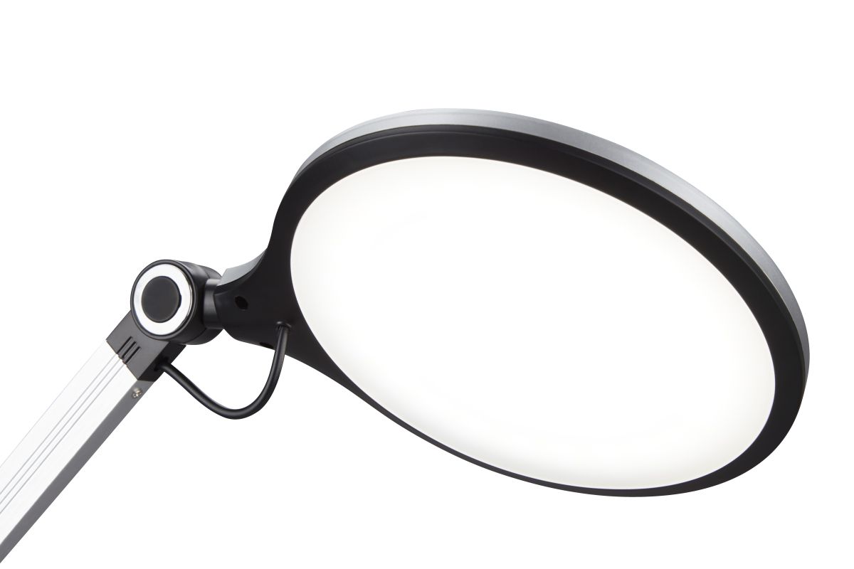 Briloner LED Tischleuchte Office silberfarben