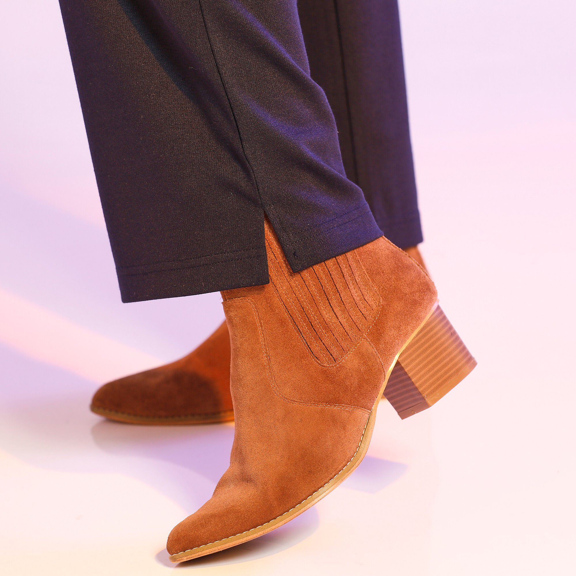 Pantalon maille fluide extensible