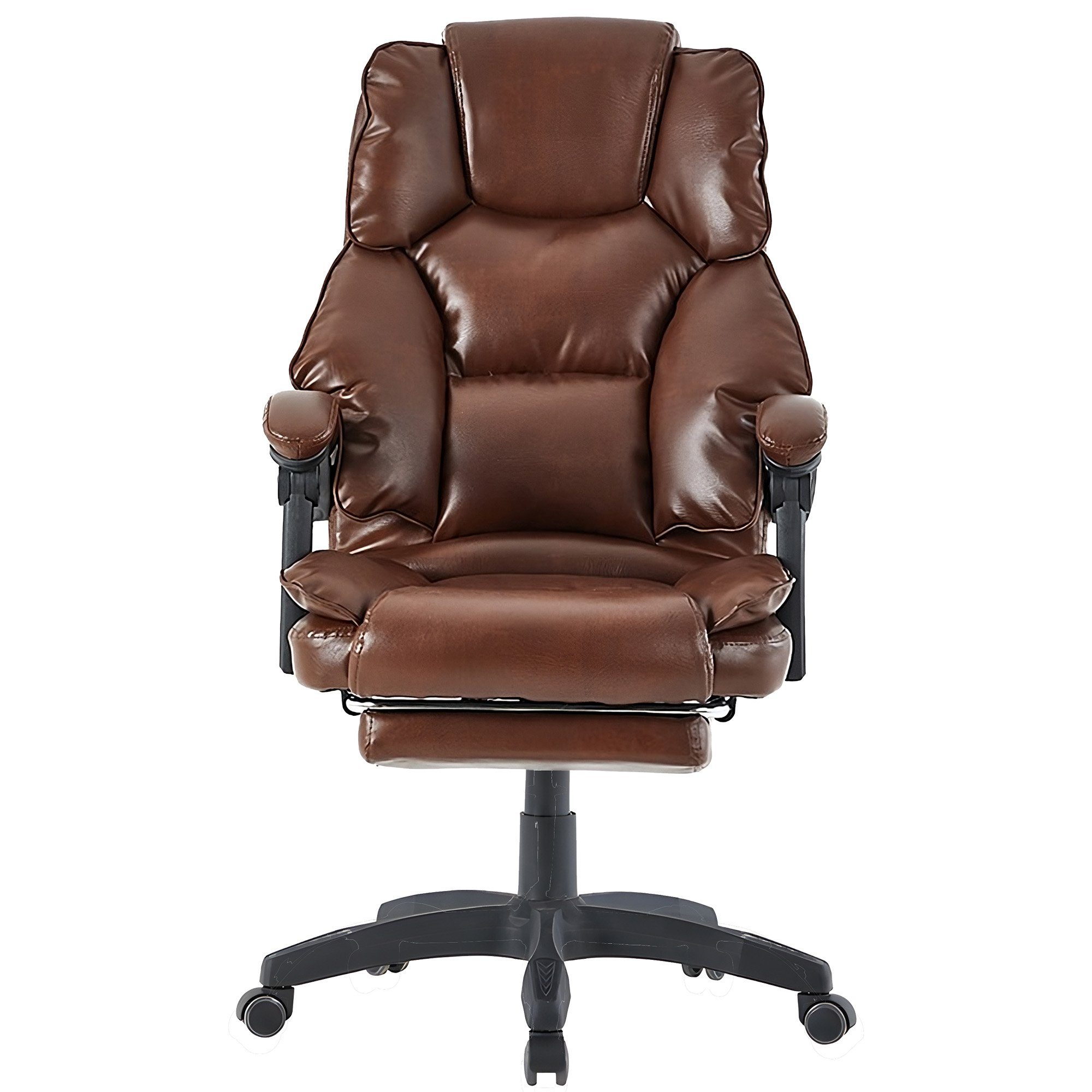 TRISENS Chefsessel Rafael (1 Stück), Bürostuhl mit extra Polsterung Home Office Chair im Lederoptik-Design
