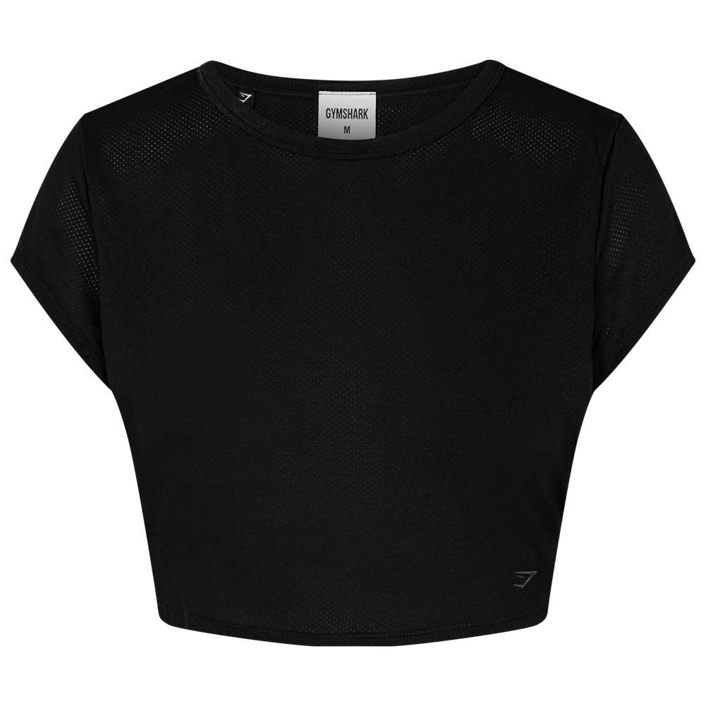 Gymshark Speed Damen Midi Top GLST4123-BK