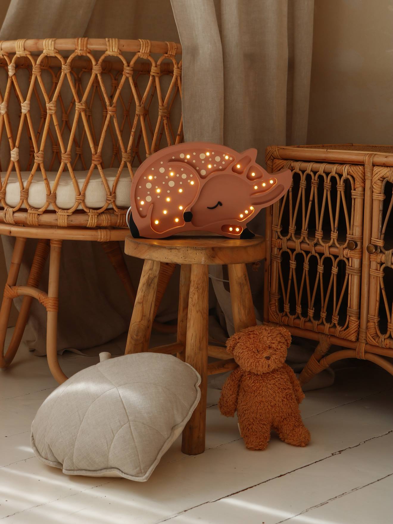 Lampe veilleuse Biche LITTLE LIGHTS marron
