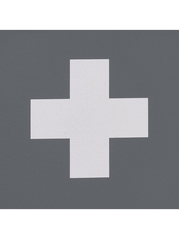 relaxdays Medizinschrank in Grau/ Weiß - (B)21,5 x (H)32 x (T)9,5 cm günstig kaufen onesize