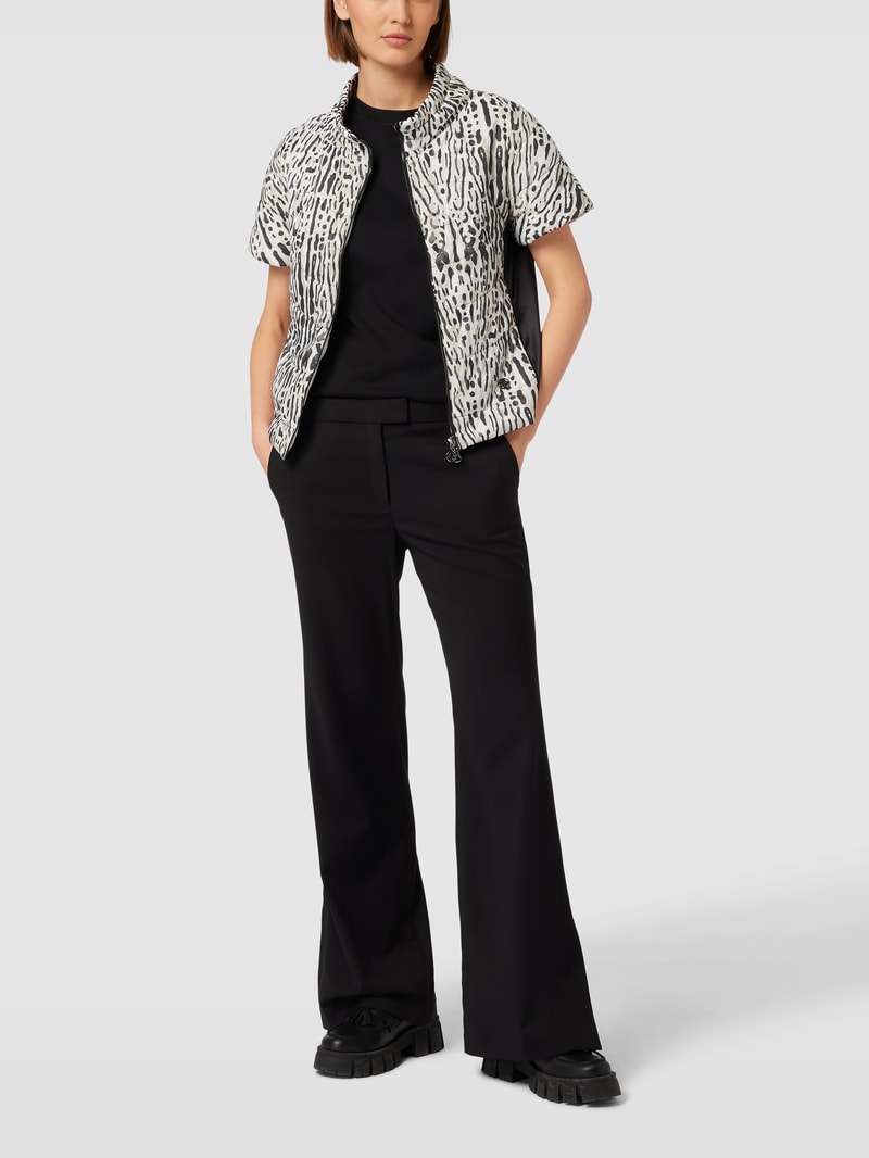 Outdoor-Weste mit Animal-Print in sand