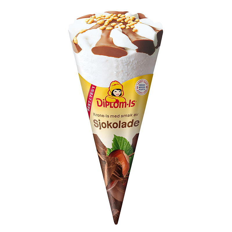 Diplom-is Krone-is Sjokolade
