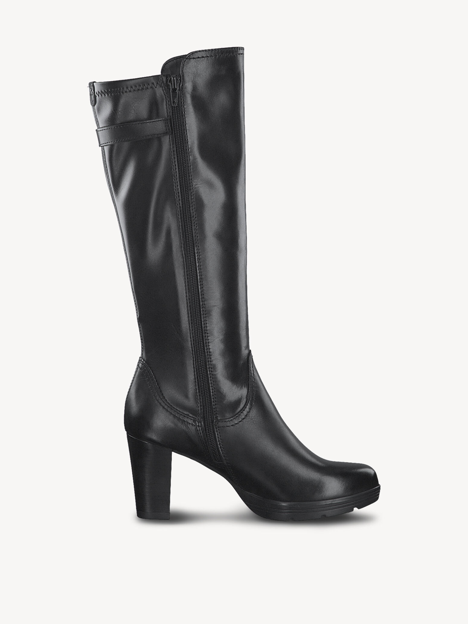 Bottes en cuir - noir