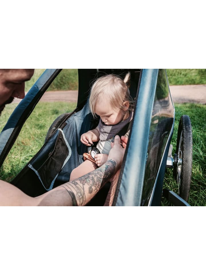 Croozer CROOZER Kid Keeke 1 3in1 Kinderfahrradanhänger  - Farbe: Mountain Gray günstig kaufen onesize