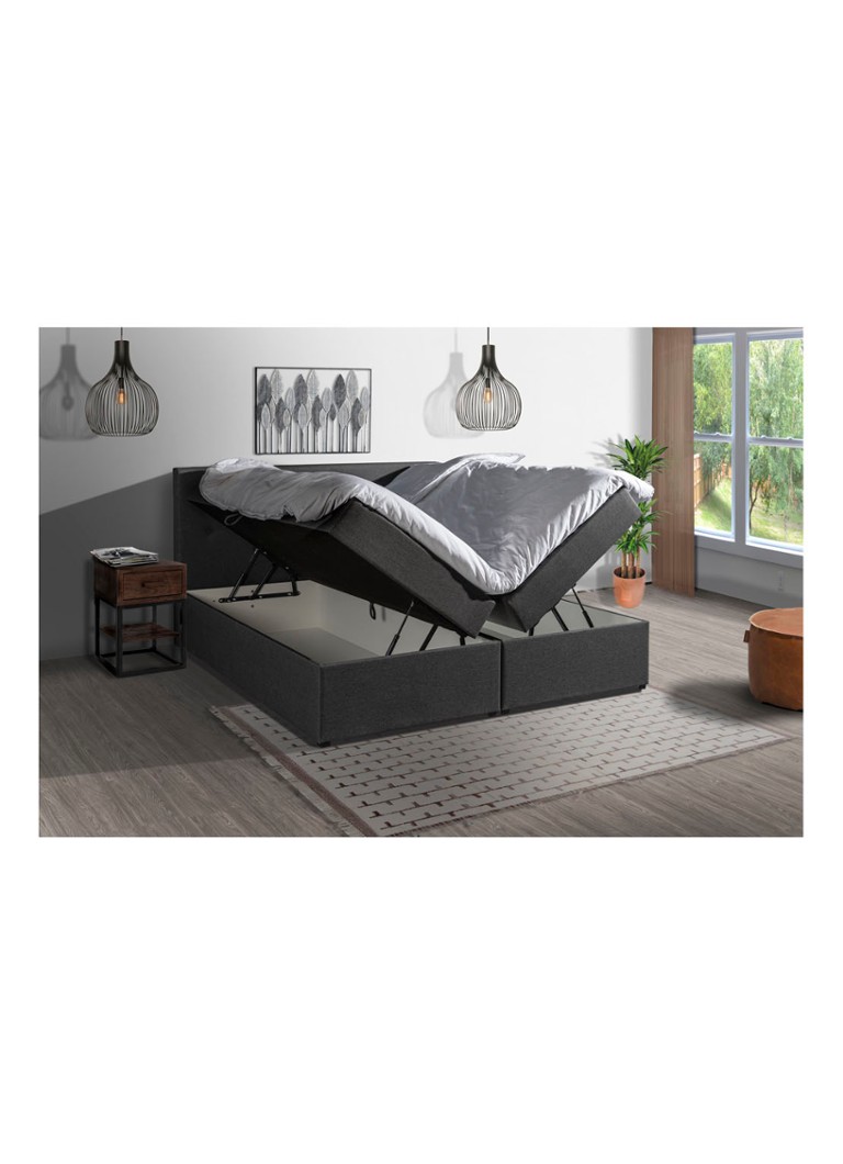 Bloemendaal Guardar Box spring with storage space including mattress and topper