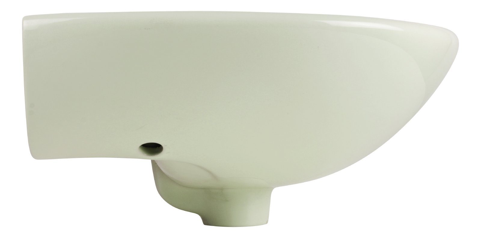 SANITOP WINGENROTH Waschbecken Viva (Hänge-Waschtisch, 1-St), 50 cm, Handwaschbecken, Anisette-Mint, Hahnloch mittig, 555289