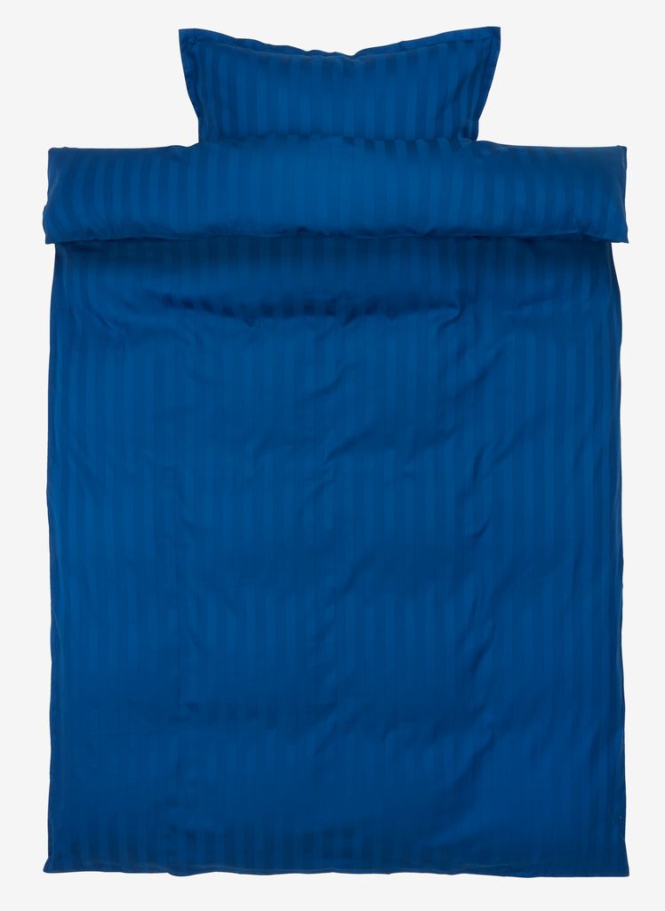 NELL Gold NELL Satin-Bettwäscheset 140x200 Kobaltblau