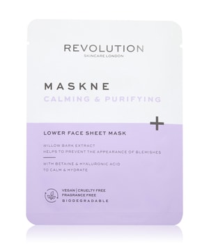 REVOLUTION SKINCARE Maskcare Maskne Calming & Purifying Lower Face Sheet Mask Tuchmaske-1 Stk