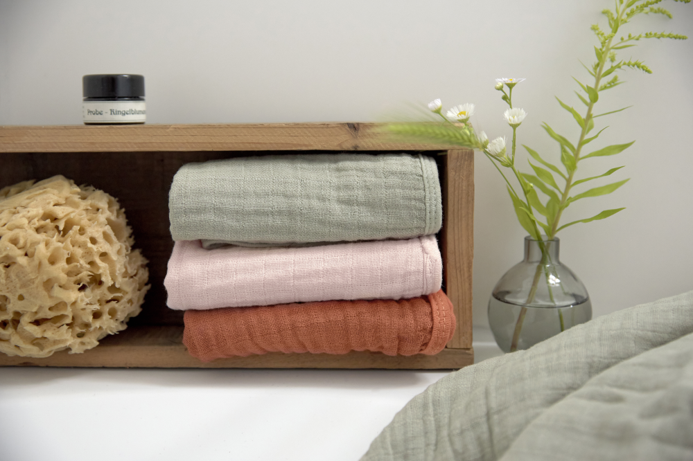 Waschhandschuh Muslin