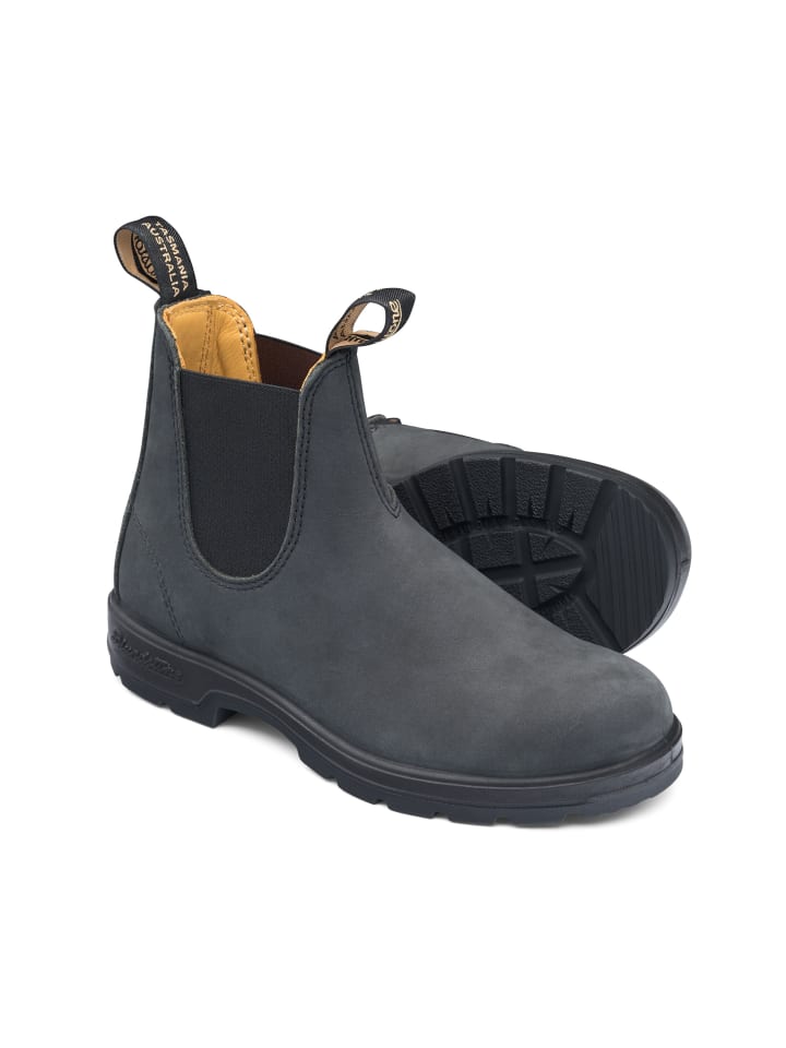 Blundstone Chelsea Boots Lederstiefel 587 Rustic Black in Rustic Black günstig kaufen