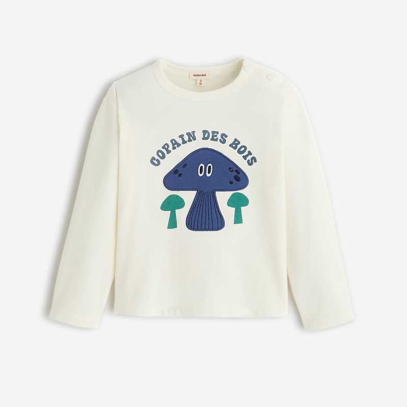 T-shirt bébé garçon champignons blanc Catimini