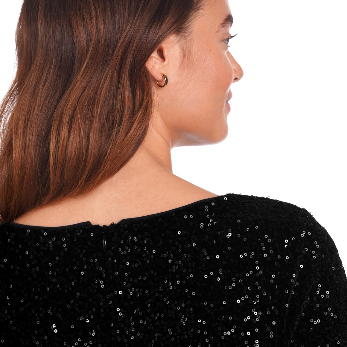 Damen Paillettenkleid mit Reißverschluss