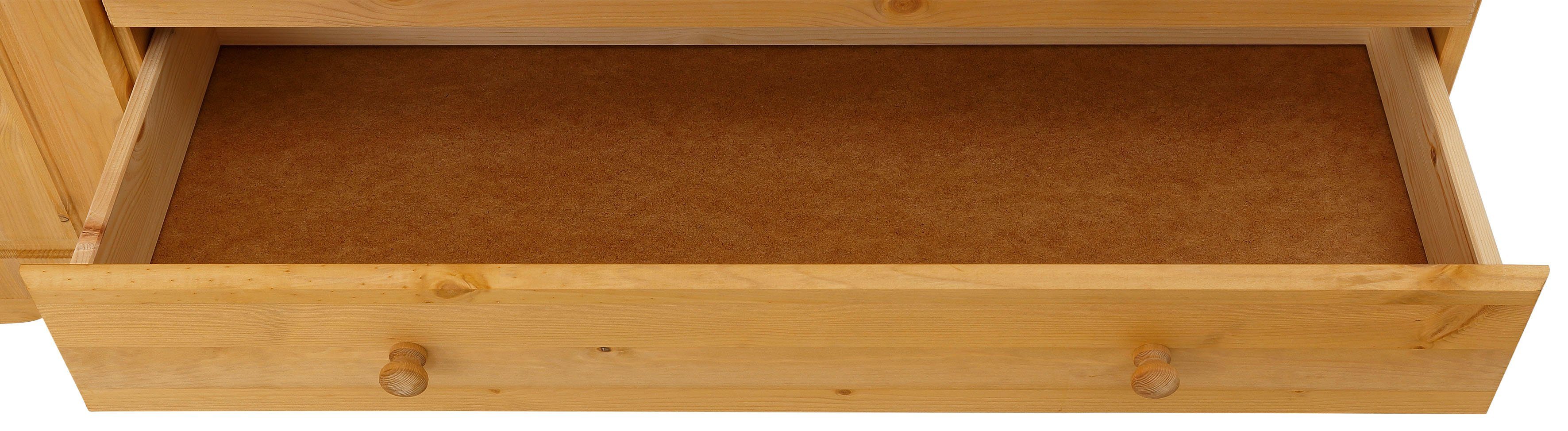 Home affaire Wäscheschrank Minik aus schönem massivem Kiefernholz, in unterschiedlichen Farbvarianten