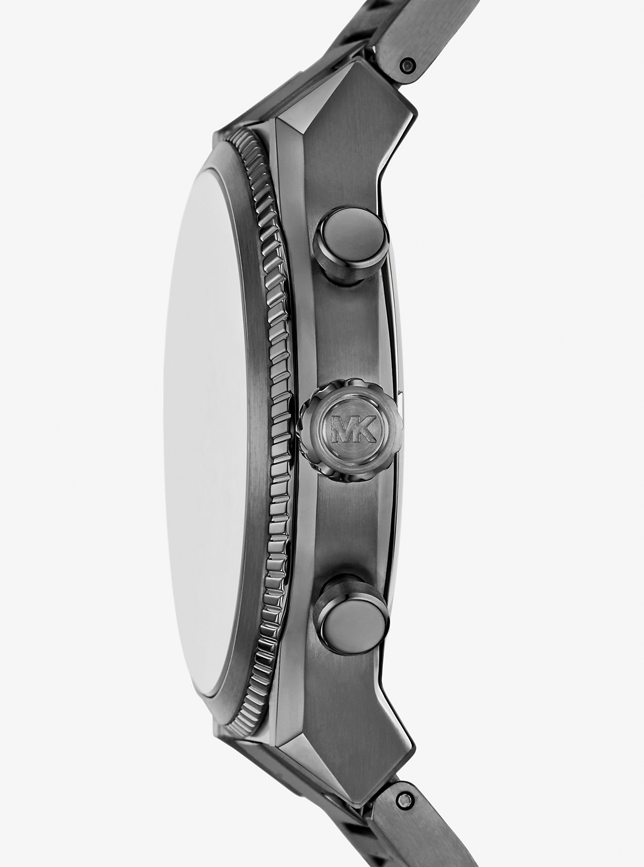 Overdimensjonert Panorama-klokke i to farger – GUNMETAL