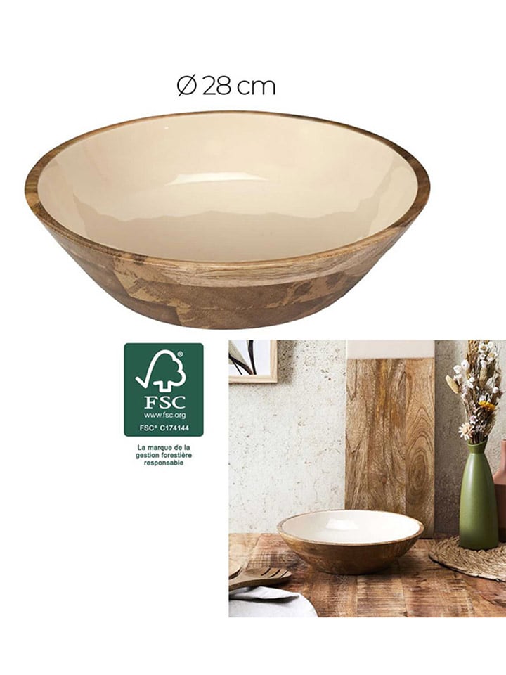 Ethnical Life Schüssel in Braun/ Beige - Ø 28 cm günstig kaufen onesize