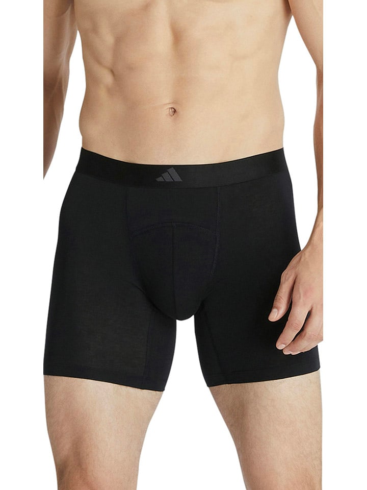adidas 2er-Set: Boxershorts in Schwarz günstig kaufen