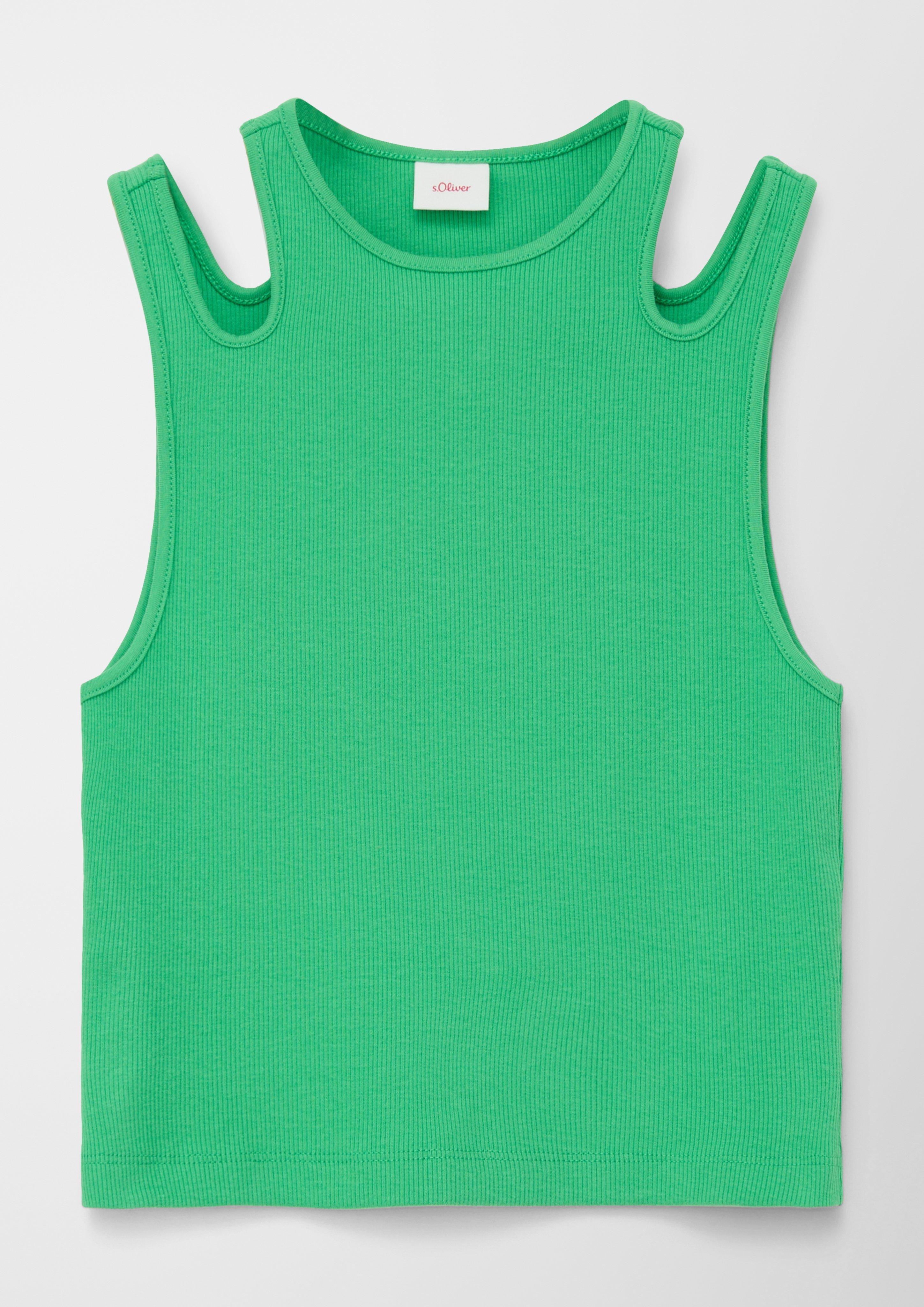 Tanktop mit Rippstruktur  2130420-7590