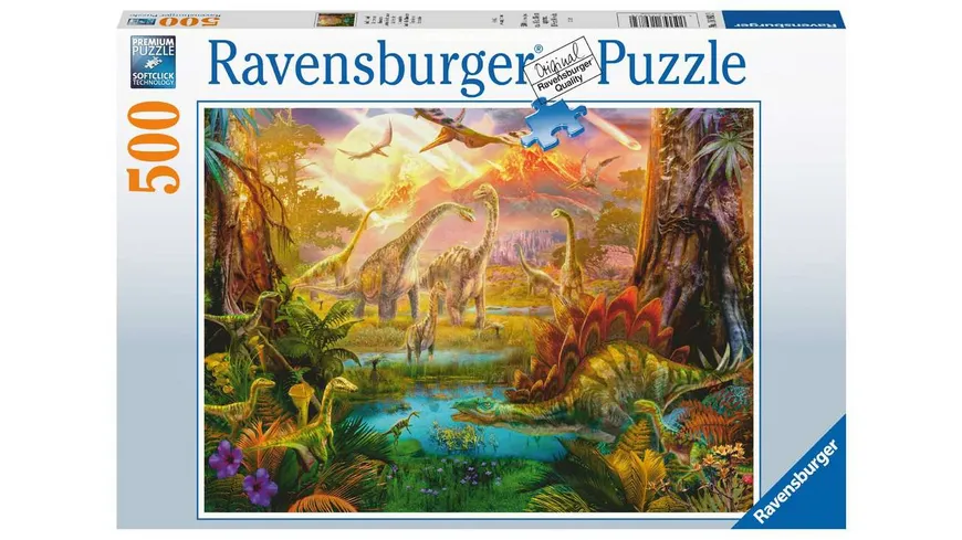 Ravensburger Puzzle - Im Dinoland - 500 Teile