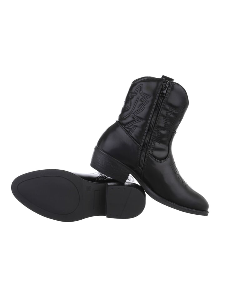 Ital-Design Stiefelette in Schwarz günstig kaufen