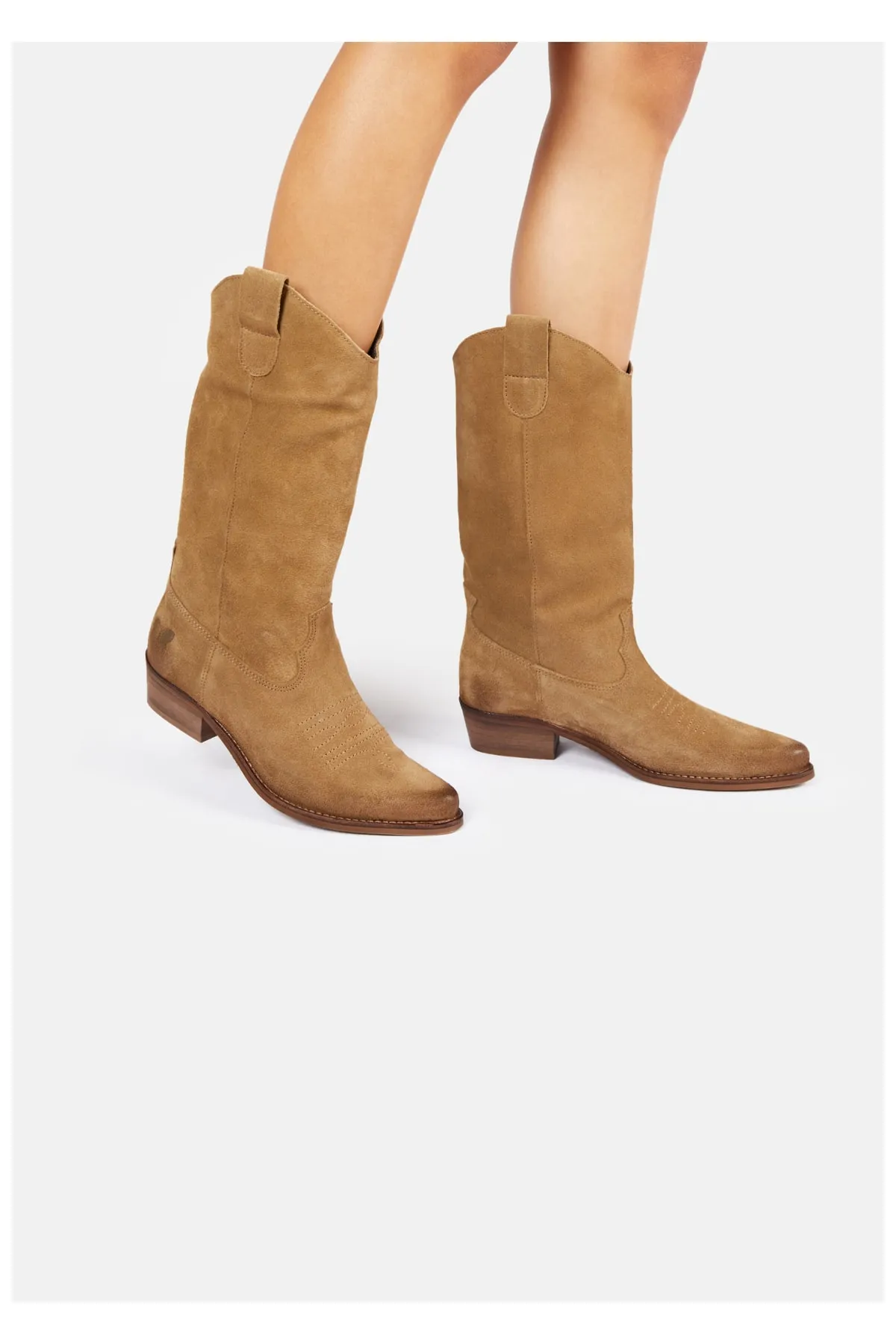 Felmini  Stiefelette - Grau - Blockabsatz