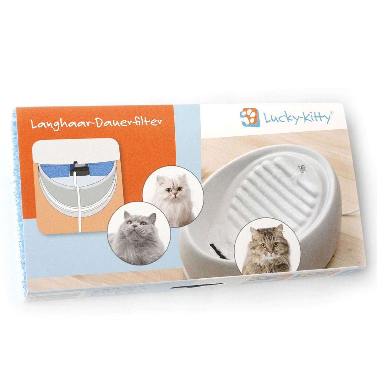 Lucky-Kitty Katzenbrunnen aus Keramik günstig kaufen
